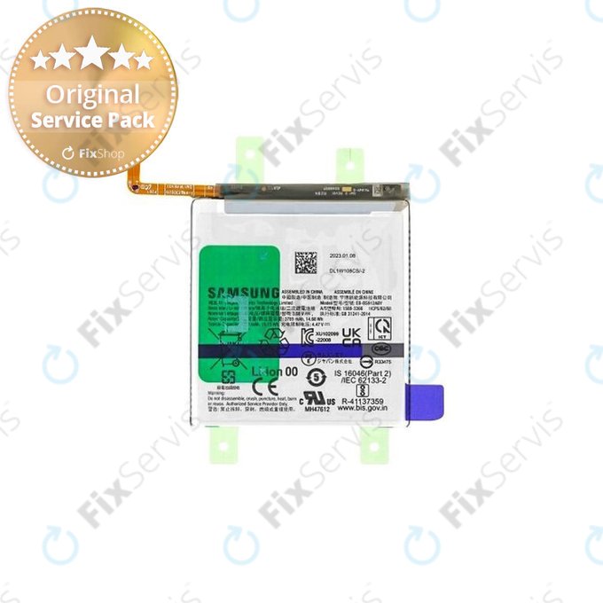Batteria Originale Service Pack Per Samsung Galaxy S23 (SM-S911B) – 3900mAh, 3.88V – Ricambio Ufficiale GH82-30483A