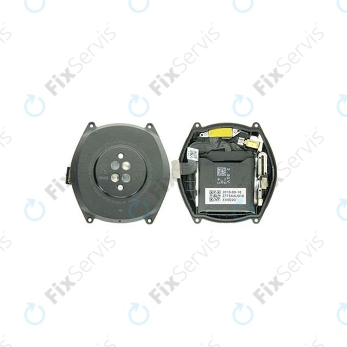 Huawei Watch GT Sport Fortuna B19S - Batériový Kryt + Batéria (Black) - 02352GNJ Genuine Service Pack