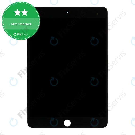 LCD Displej pre iPad Mini 4, Black, Dotykové sklo bez rámu