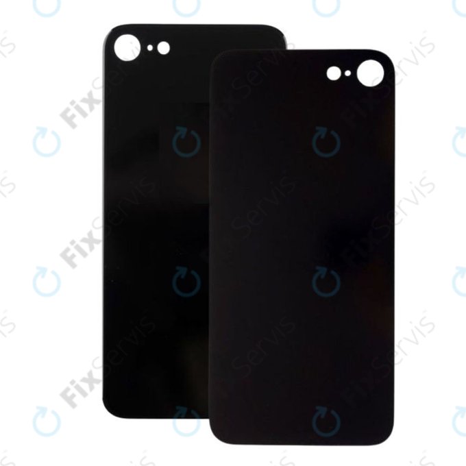 Apple iPhone SE (2nd Gen 2020) - Sklo Zadného Housingu (Black)