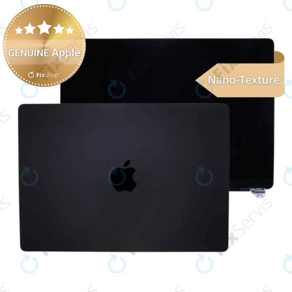 LCD displej pre MacBook Pro 14", A3112, A3185 (2024), s predným sklom a krytom, Nano-Texture, Space Black, 661-41795, Genuine Apple