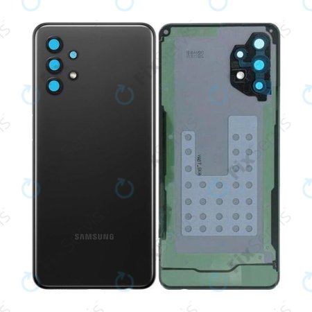 Samsung Galaxy A32 5G A326B - Batériový Kryt (Awesome Black) - GH82-25080A Genuine Service Pack