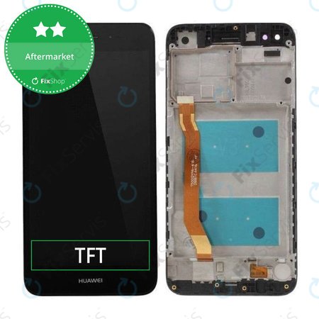 Huawei P9 Lite Mini, Y6 Pro (2017) - LCD Displej + Dotykové Sklo + Rám (Black) TFT
