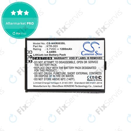 Batéria pre Nintendo New 3DS, 1200mAh, Li-Ion, 3.7V, KTR-003, HQ