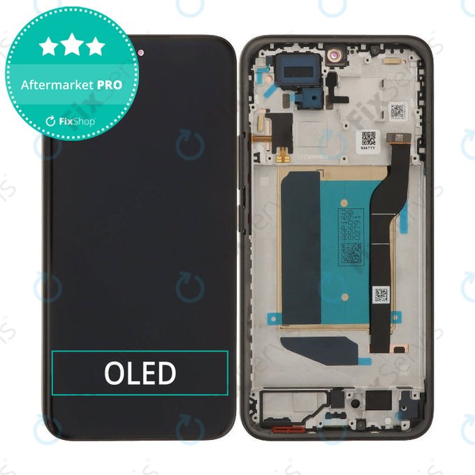 Displej OLED pre Xiaomi Redmi Note 15 Pro+ 5G, Dotykové sklo s rámom