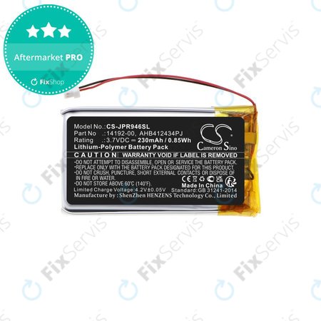 Batéria pre Jabra Pro 9400, 9450, 9460, 9465, 9470, 230mAh, Li-Pol, 3.7V, 14192-00, HQ
