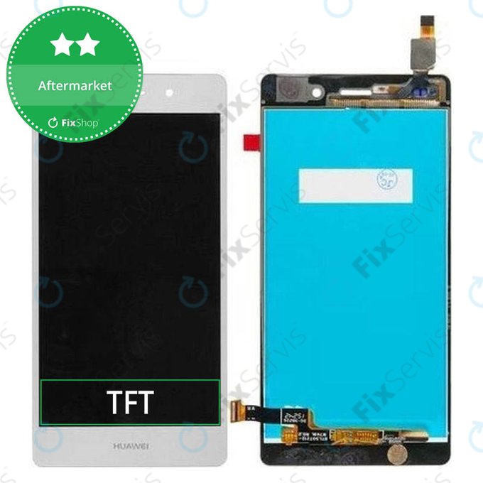 Huawei P8 Lite - LCD Displej + Dotykové Sklo (White) TFT