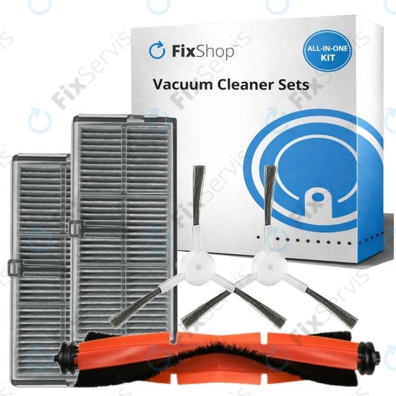 Sada náhradných dielov pre Xiaomi Robot Vacuum H40 - Standard set (1x Hlavná kefa, 2x Filter, 2x Bočná kefa)