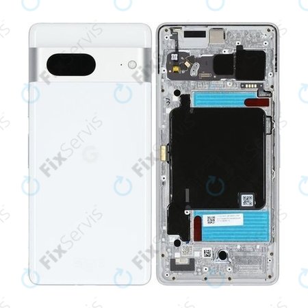 Google Pixel 7 GVU6C GQML3 - Zadný Housing (Snow) - G949-00330-01 Genuine Service Pack