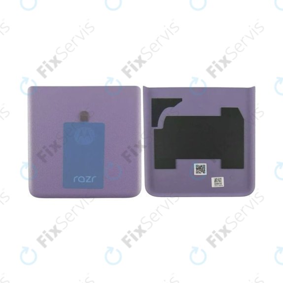 Motorola Razr 40 - Batériový Kryt (Spodný) (Grape Compote) - 5S58C22941 Genuine Service Pack