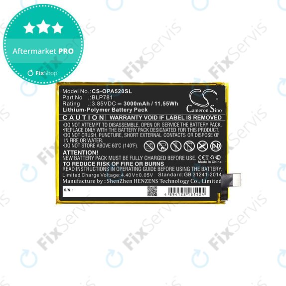 Oppo A52 - Batéria BLP781 3000mAh HQ