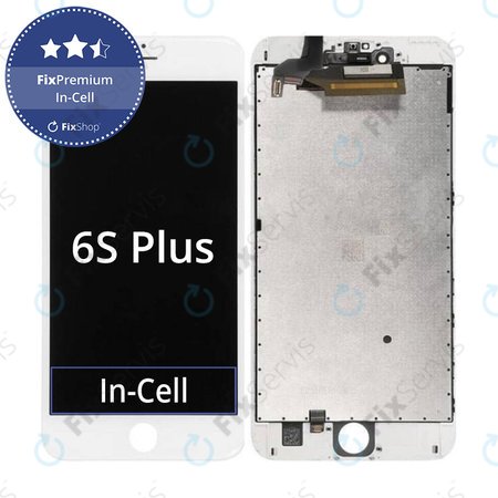 Apple iPhone 6S Plus - LCD Displej + Dotykové Sklo + Rám (White) In-Cell FixPremium