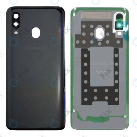 Samsung Galaxy A40 A405F - Batériový Kryt (Black) - GH82-19406A Genuine Service Pack