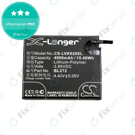 Batéria pre Lenovo K6 Power, 4000mAh, Li-Pol, 3.85V, BL272, HQ
