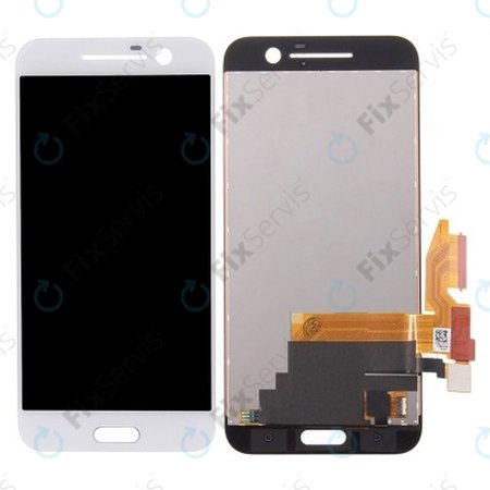 HTC 10 - LCD Displej + Dotykové Sklo (White) - 83H10152-06 Genuine Service Pack