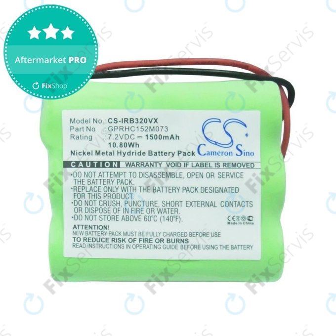 iRobot Braava 320, 321 - Batéria GPRHC152M073, 4408927 Ni-MH 7.2V 1500mAh HQ