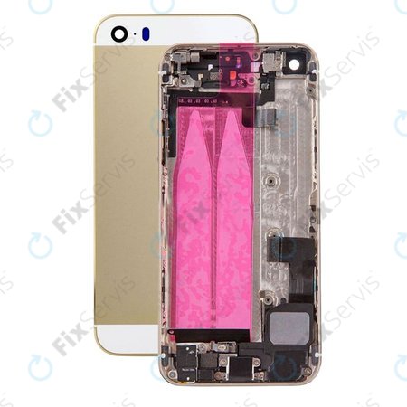Apple iPhone SE - Zadný Housing s Malými Dielmi (Gold)