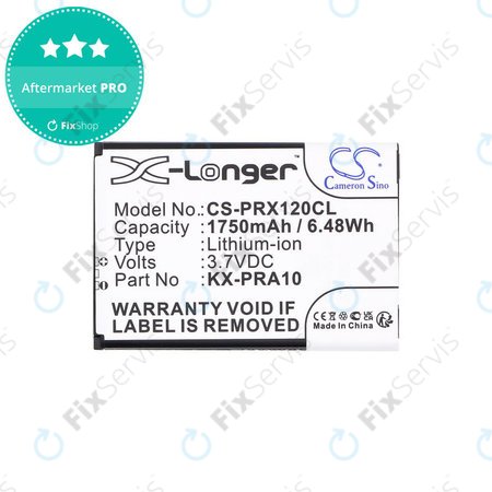 Batéria pre Panasonic KX-PRX110, 120, 150, 1750mAh, Li-Ion, 3.7V, KX-PRA10, HQ