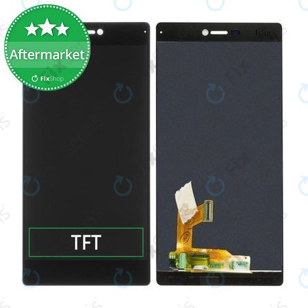 Huawei P8 - LCD Displej + Dotykové Sklo (Black) TFT