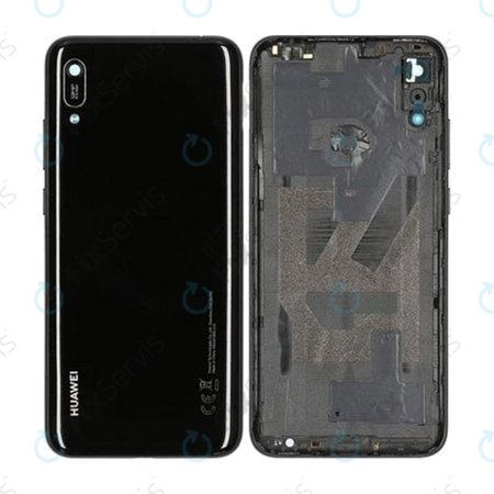 Huawei Y6 (2019) - Batériový Kryt (Midnight Black) - 02352LYH, 02352LYB, 02352QCC Genuine Service Pack