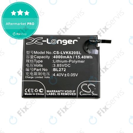 Batéria pre Lenovo K6 Power, 4000mAh, Li-Pol, 3.85V, BL272, HQ