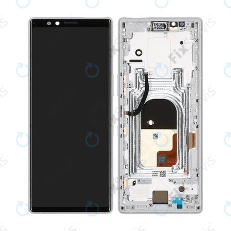 Sony Xperia 1 - LCD displej + Dotykové sklo (Biela) - 1319-0229