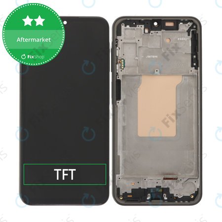 Samsung Galaxy A26 A266E - LCD Displej + Dotykové Sklo + Rám (Black) TFT