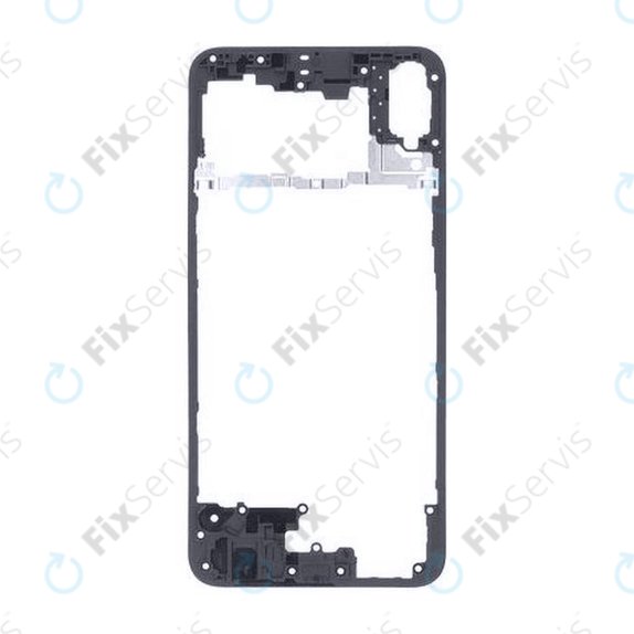 Huawei Honor 9X Lite - Zadný Plastový Rám (Čierna) - 02353QKB