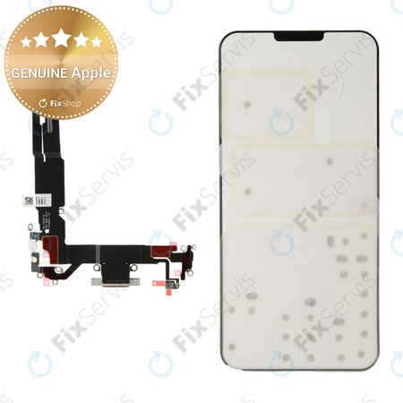 Nabíjací Konektor + Flex Kábel pre iPhone 16 | White | 923-11223 | Genuine Apple