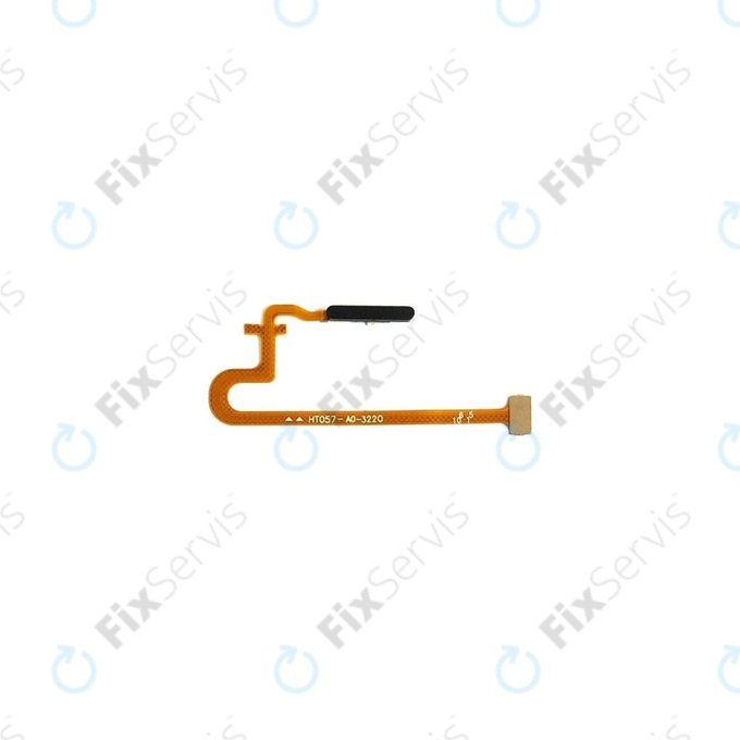 Realme C53 RMX3760 - Senzor Odtlačku Prsta + Flex Kábel (Mighty Black)