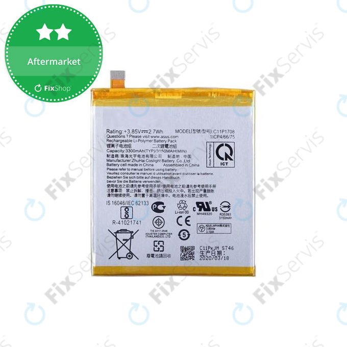 Asus Zenfone 5 ZE620KL, 5z ZS620KL - Batéria C11P1708 3300mAh