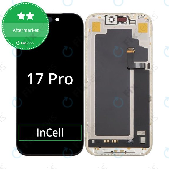 Displej In-Cell HD+ pre iPhone 17 Pro, Dotykové sklo s rámom
