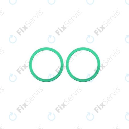 Apple iPhone 11, 12, 12 Mini - Rám Sklíčka Zadnej Kamery (Green) - 2ks