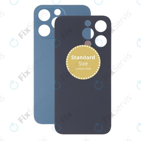 Apple iPhone 13 Pro - Sklo Zadného Housingu (Blue)