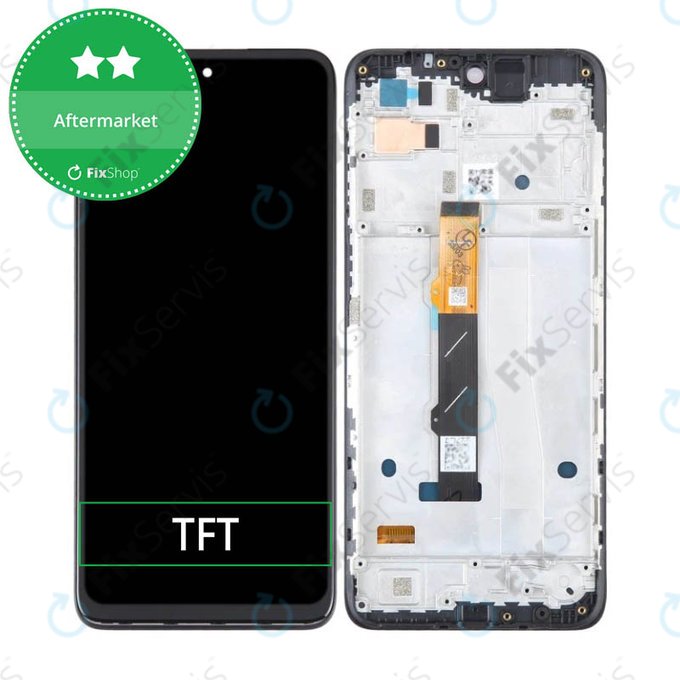 Motorola Moto G42 XT2233 - LCD Displej + Dotykové Sklo + Rám (Black) TFT