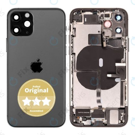 Apple iPhone 11 Pro - Zadný Housing (Space Gray) Pulled