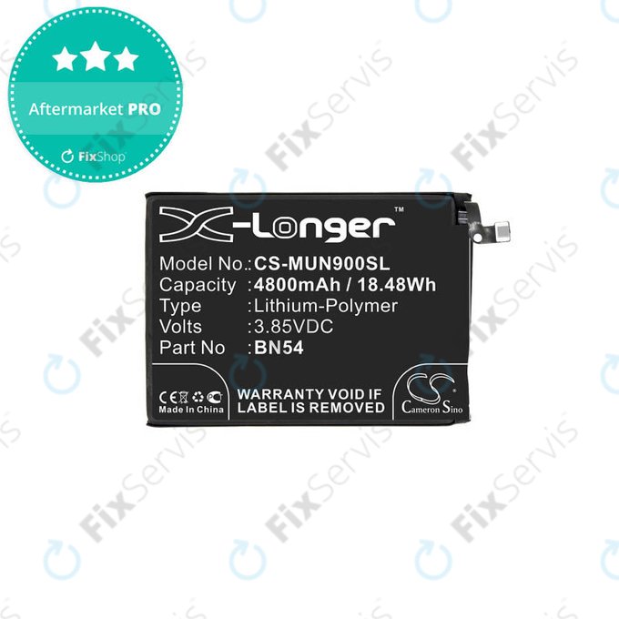 Xiaomi Redmi 9, 9A, Note 9 - Batéria BN54 4800mAh HQ