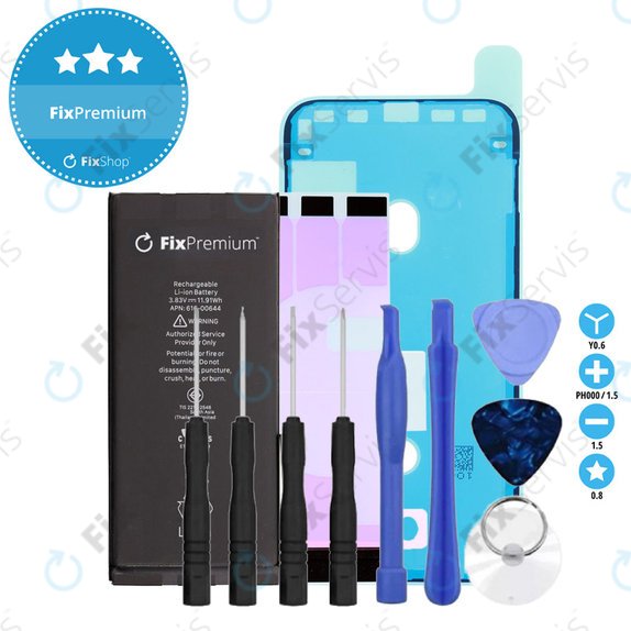 Batéria pre iPhone 11, 3110mAh, Lepka (Adhesive), Náradie, FixPremium