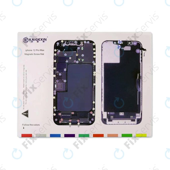 Magnetický Organizér Skrutiek So Schémou (iPhone 12 Pro Max)