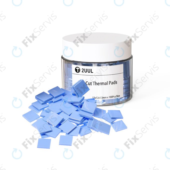 2UUL - Sada Ochranných Silikónových Vankúšikov - 12 x 12 x 1.5mm (100ks)