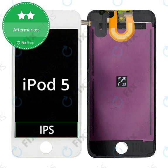 Apple iPod Touch (5th Gen, 6th Gen, 7th Gen) - LCD Displej + Dotykové Sklo + Rám (White) TFT