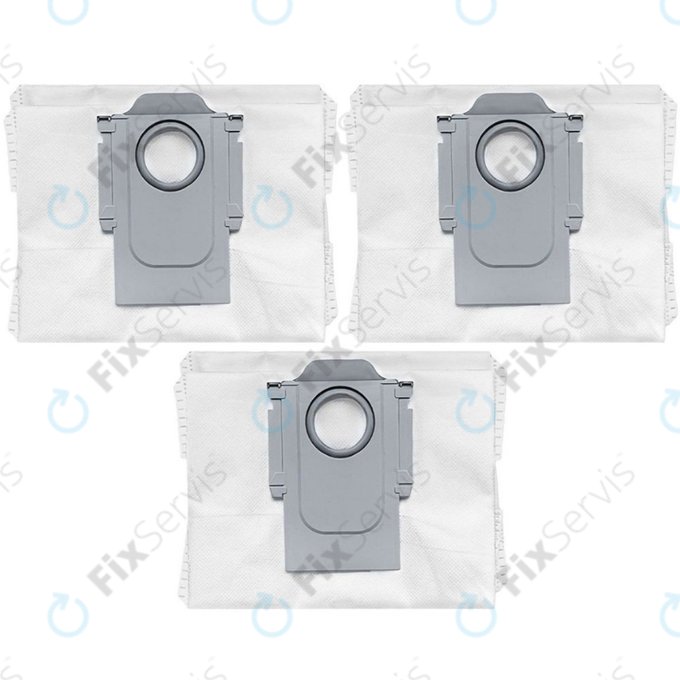 Vrecko do vysávača, 3 ks pre Xiaomi Roborock S7-series, S8-series, Q5-series, Q7-series, Q8 Max+
