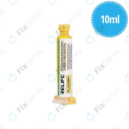 Relife RL-UVH900Y - UV Vytvrditeľná Spájkovacia Maska - 10ml (Žltá)