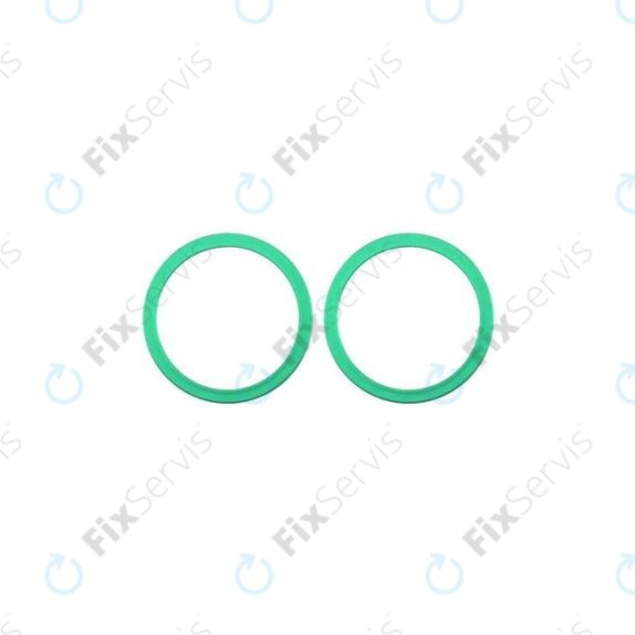 Apple iPhone 11, 12, 12 Mini - Rám Sklíčka Zadnej Kamery (Green) - 2ks