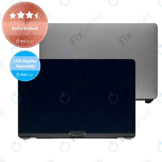 Apple MacBook Air 13" M2 A2681 (2022) - LCD Displej + Predné Sklo + Kryt (Space Gray) Refurbished