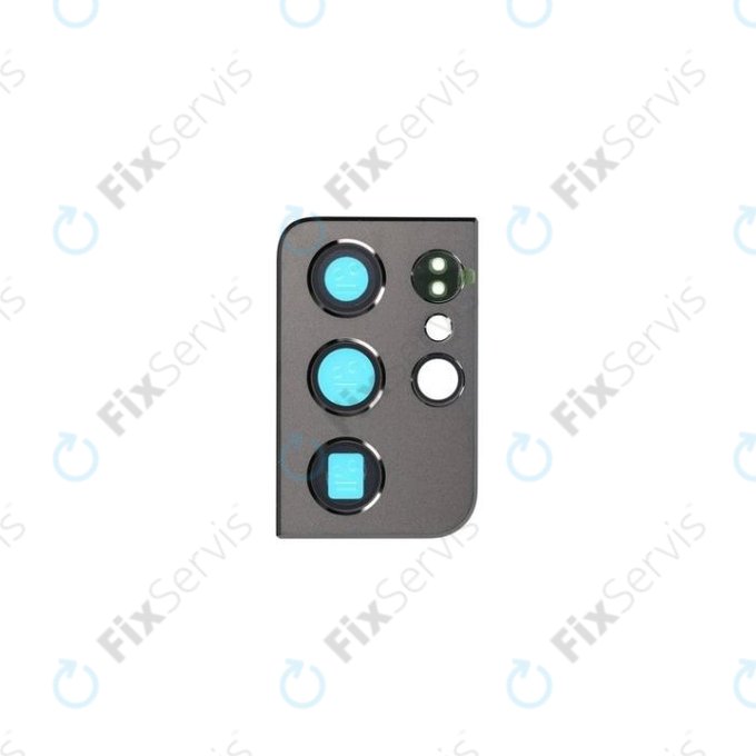 Samsung Galaxy S21 Ultra G998B - Rám Sklíčka Zadnej Kamery (Phantom Black) - GH98-46265A Genuine Service Pack