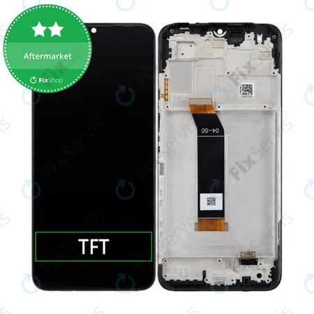 Xiaomi Poco M4 5G 22041219PG - LCD Displej + Dotykové Sklo + Rám (Power Black) - 560005L19P00 Genuine Service Pack