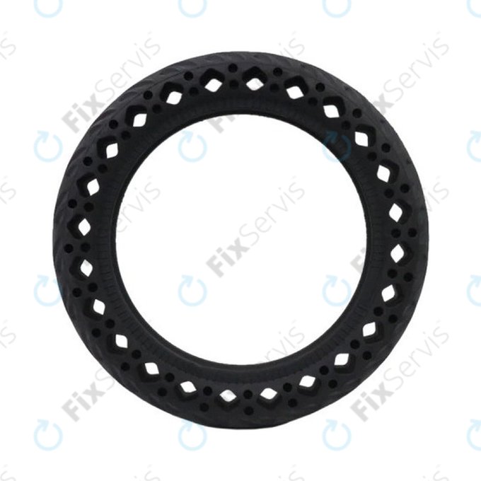 Xiaomi Mi Electric Scooter 1S, 2 M365, Essential, Pro, Pro 2 - Odolná Plná Bezdušová Pneumatika (Typ 2) (Black)