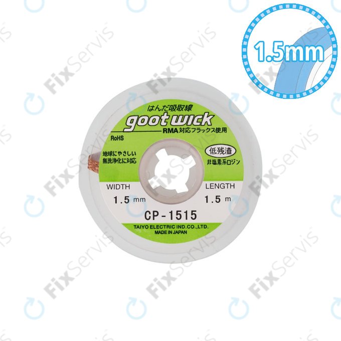 Goot CP-1515 - Lanko na Odsávanie Cínu - 1.5mm