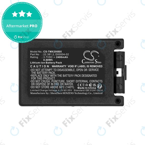 Batéria pre Tele Radio TG-TXMNL, 2400mAh, Li-Ion, 3.7V, D00004-02, HQ